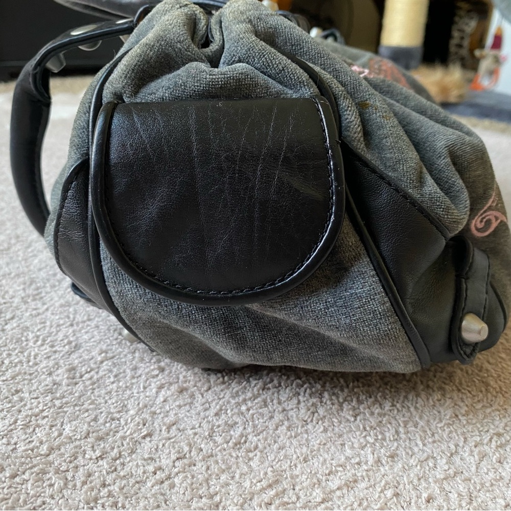 Juicy Couture late Y2K grey and pink velour dog bag - Picture 8 of 10